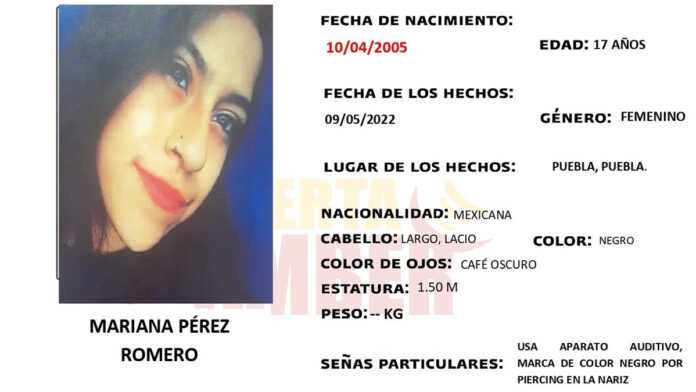 menores La cuenta de Twitter Alerta Amber Puebla, reportó en tan solo una hora la desaparición de 4 menores.