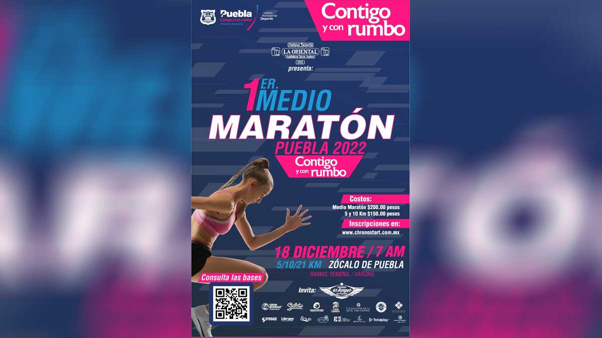 ¡Ojo! Primer Medio Maratón de Puebla cambia de fecha » Oronoticias